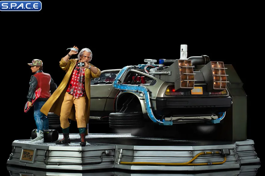 1/10 Scale DeLorean Full Set Deluxe Art Scale Statue