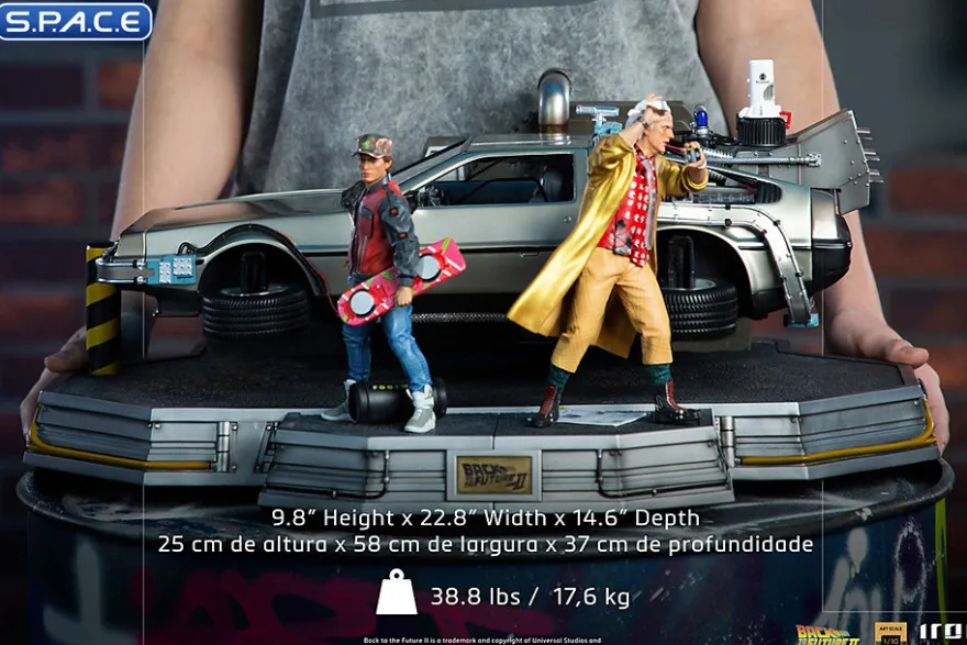 1/10 Scale DeLorean Full Set Deluxe Art Scale Statue