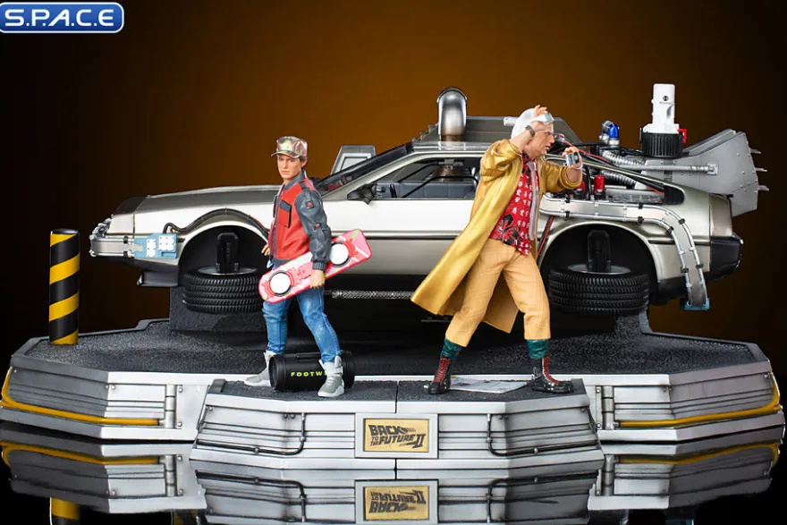 1/10 Scale DeLorean Full Set Deluxe Art Scale Statue