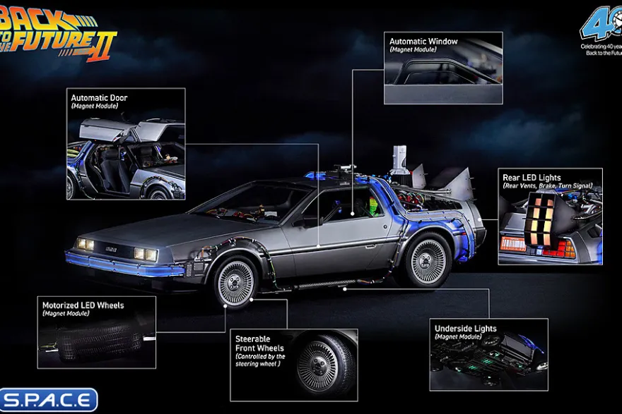 1/6 Scale DeLorean Time Machine Ultimate Masterpiece Series