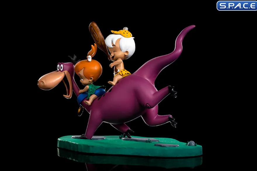 1/10 Scale Dino, Peebles & Bamm-Bamm Art Scale Statue