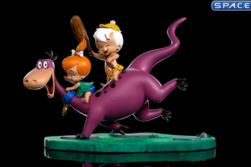 1/10 Scale Dino, Peebles & Bamm-Bamm Art Scale Statue