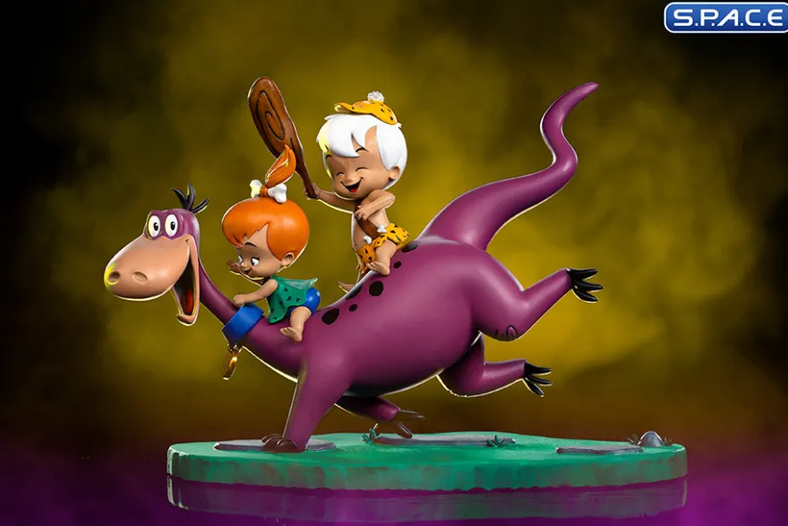 1/10 Scale Dino, Peebles & Bamm-Bamm Art Scale Statue
