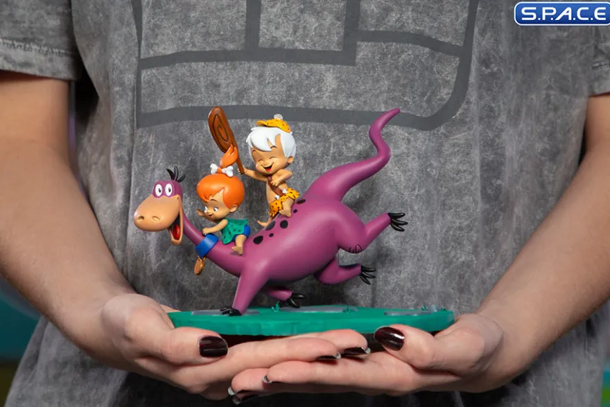 1/10 Scale Dino, Peebles & Bamm-Bamm Art Scale Statue