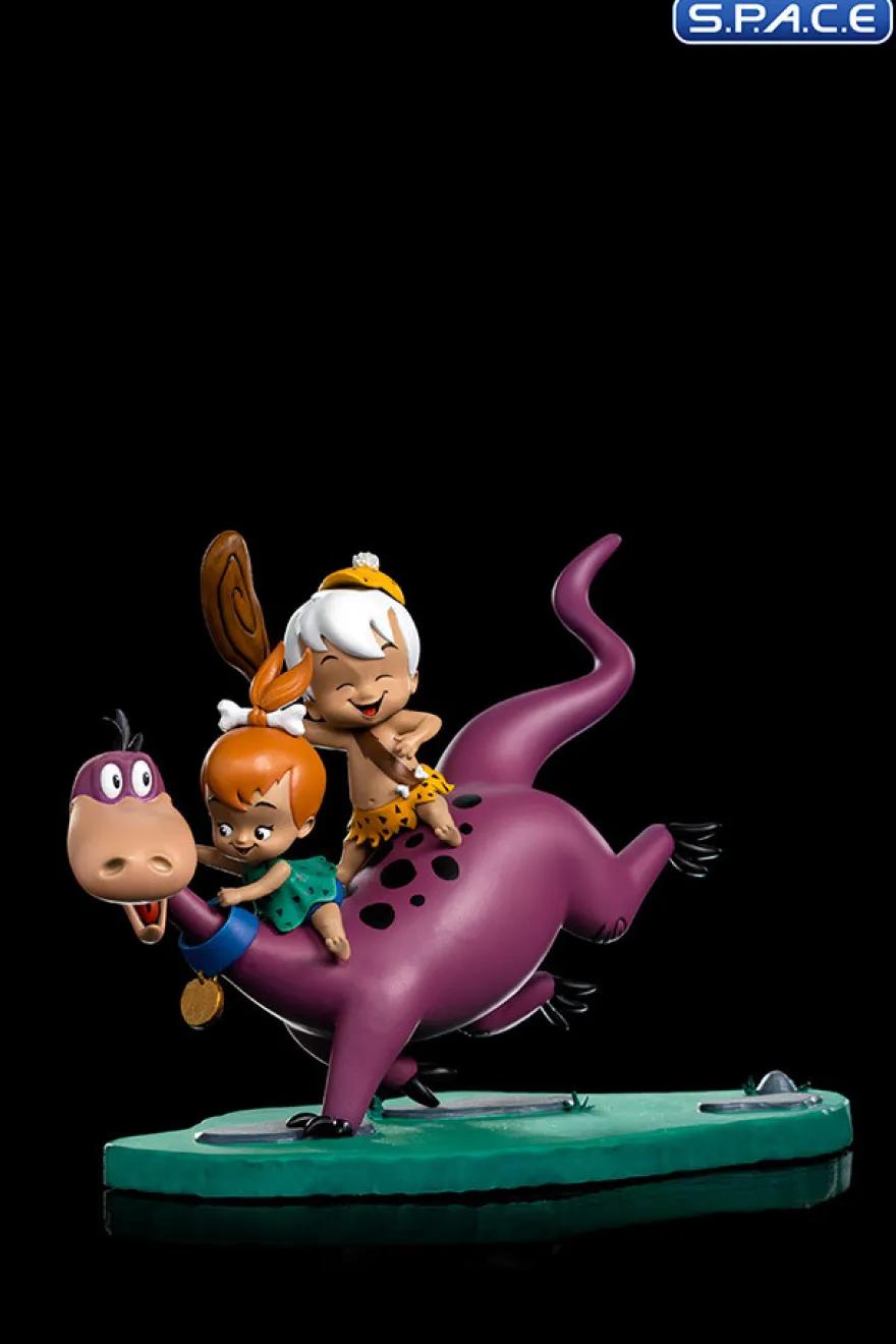 1/10 Scale Dino, Peebles & Bamm-Bamm Art Scale Statue