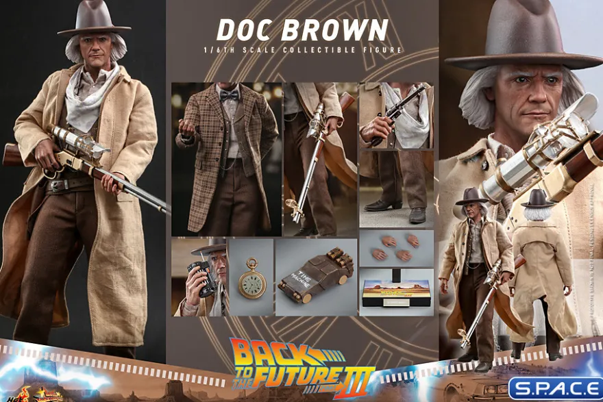 1/6 Scale Doc Brown Movie Masterpiece MMS617