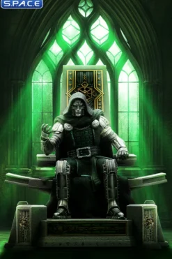 1/10 Scale Doctor Doom on Throne Deluxe Art Scale Statue