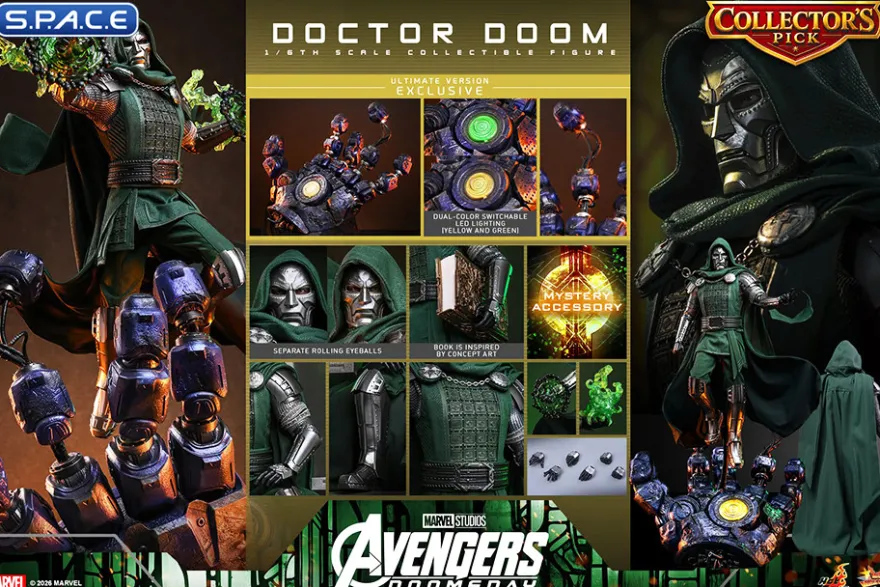 1/6 Scale Doctor Doom Ultimate Version Movie Masterpiece MMS907