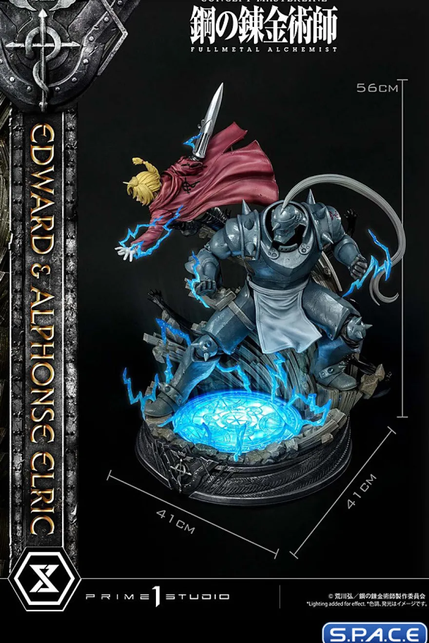 1/6 Scale Edward & Alphonse Elric Concept Masterline Statue