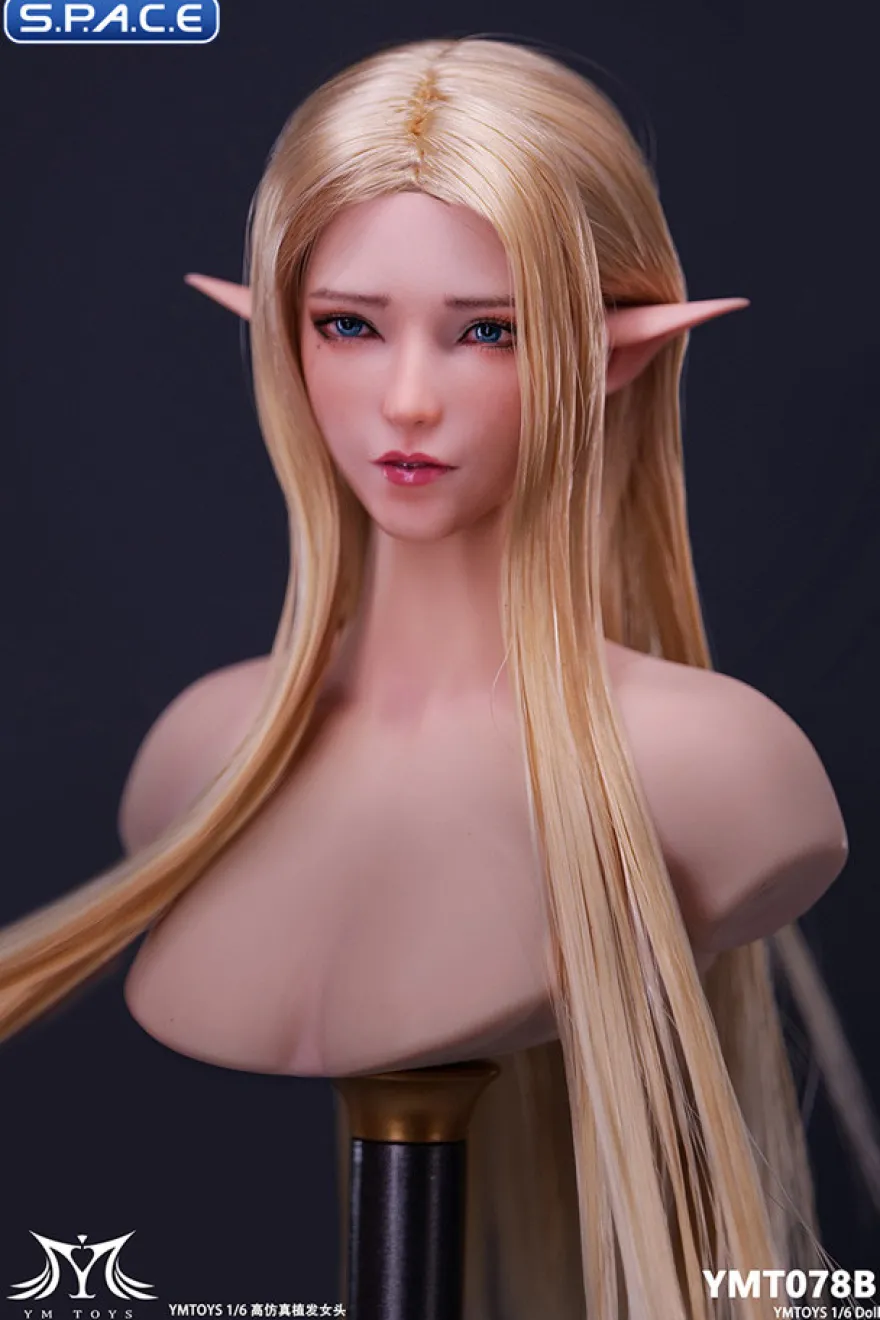 1/6 Scale Elf Twin Ai Head Sculpt