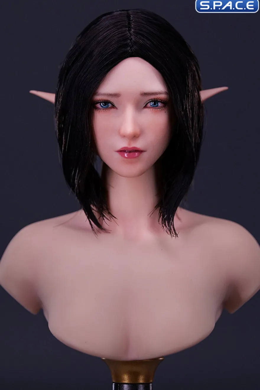 1/6 Scale Elf Twin Ai Head Sculpt