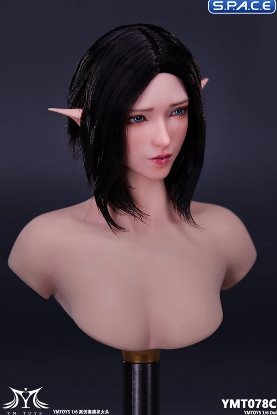 1/6 Scale Elf Twin Ai Head Sculpt