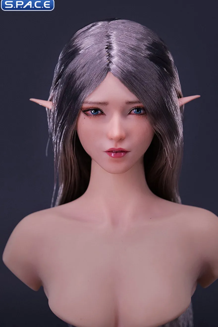 1/6 Scale Elf Twin Ai Head Sculpt