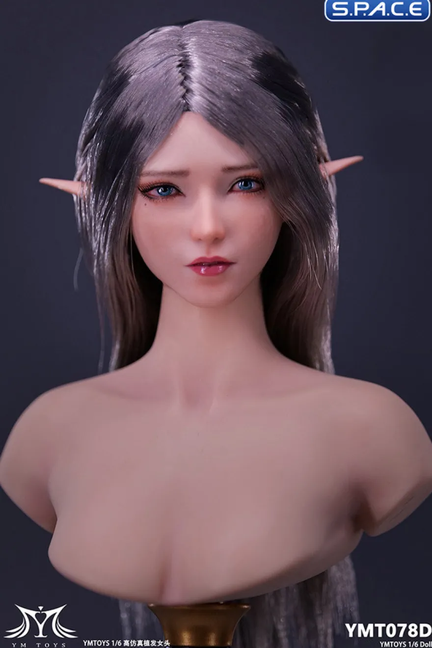 1/6 Scale Elf Twin Ai Head Sculpt
