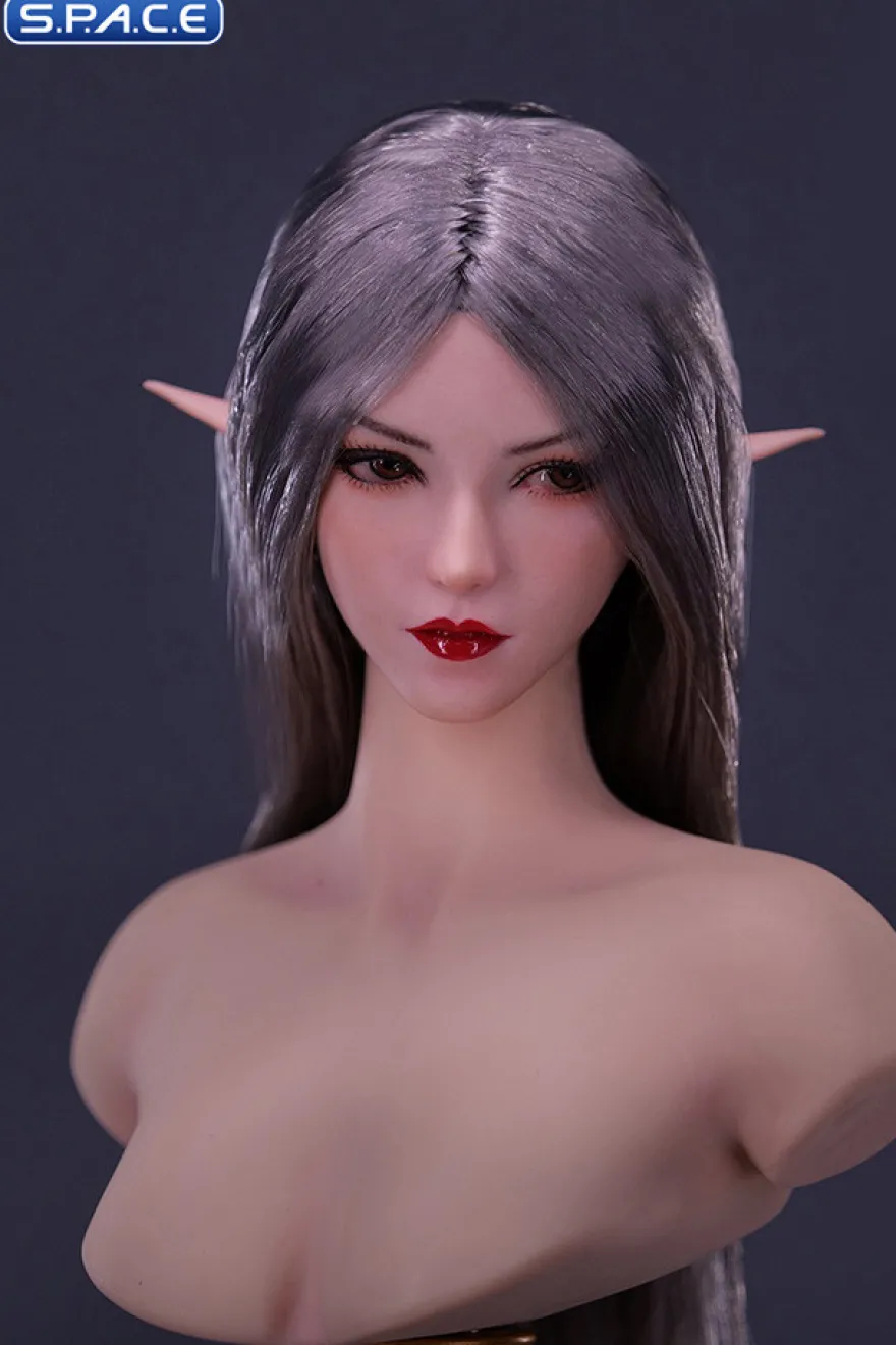 1/6 Scale Elf Twin Mei Head Sculpt