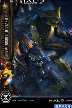 1/4 Scale Elite Zealot & Grunt Minor Covenant Assault Ultimate Premium Masterline Statue