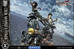 1/4 Scale Eren, Mikasa & Armin Ultimate Premium Masterline Statue
