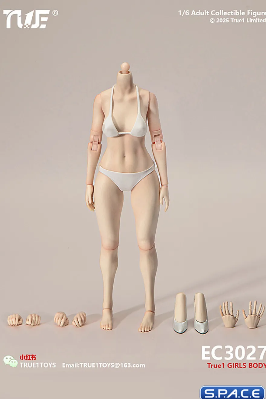 1/6 Scale female Body EC3027-P - medium Bust Version