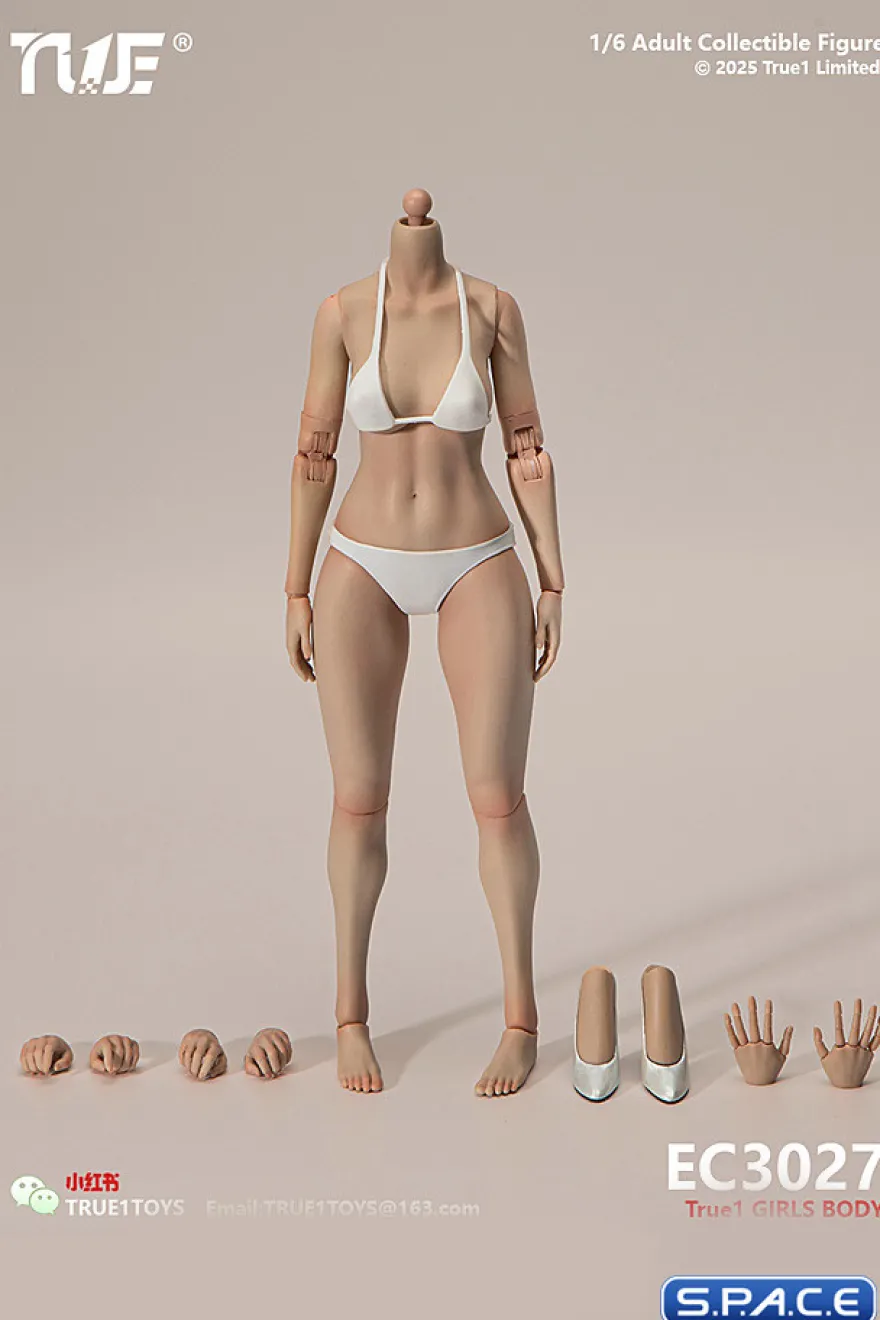 1/6 Scale female Body EC3027-T - medium Bust Version