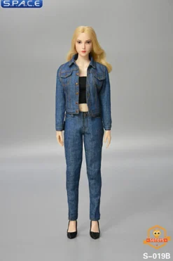 1/6 Scale Female casual denim Set