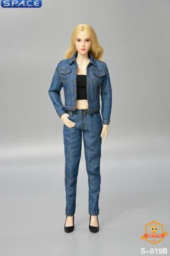 1/6 Scale Female casual denim Set