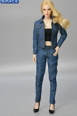 1/6 Scale Female casual denim Set