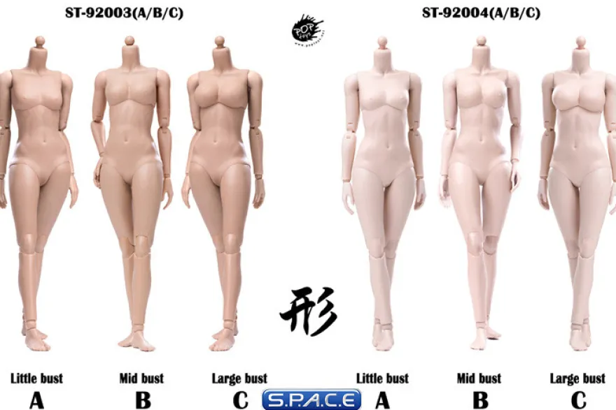 1/6 Scale female pale Body