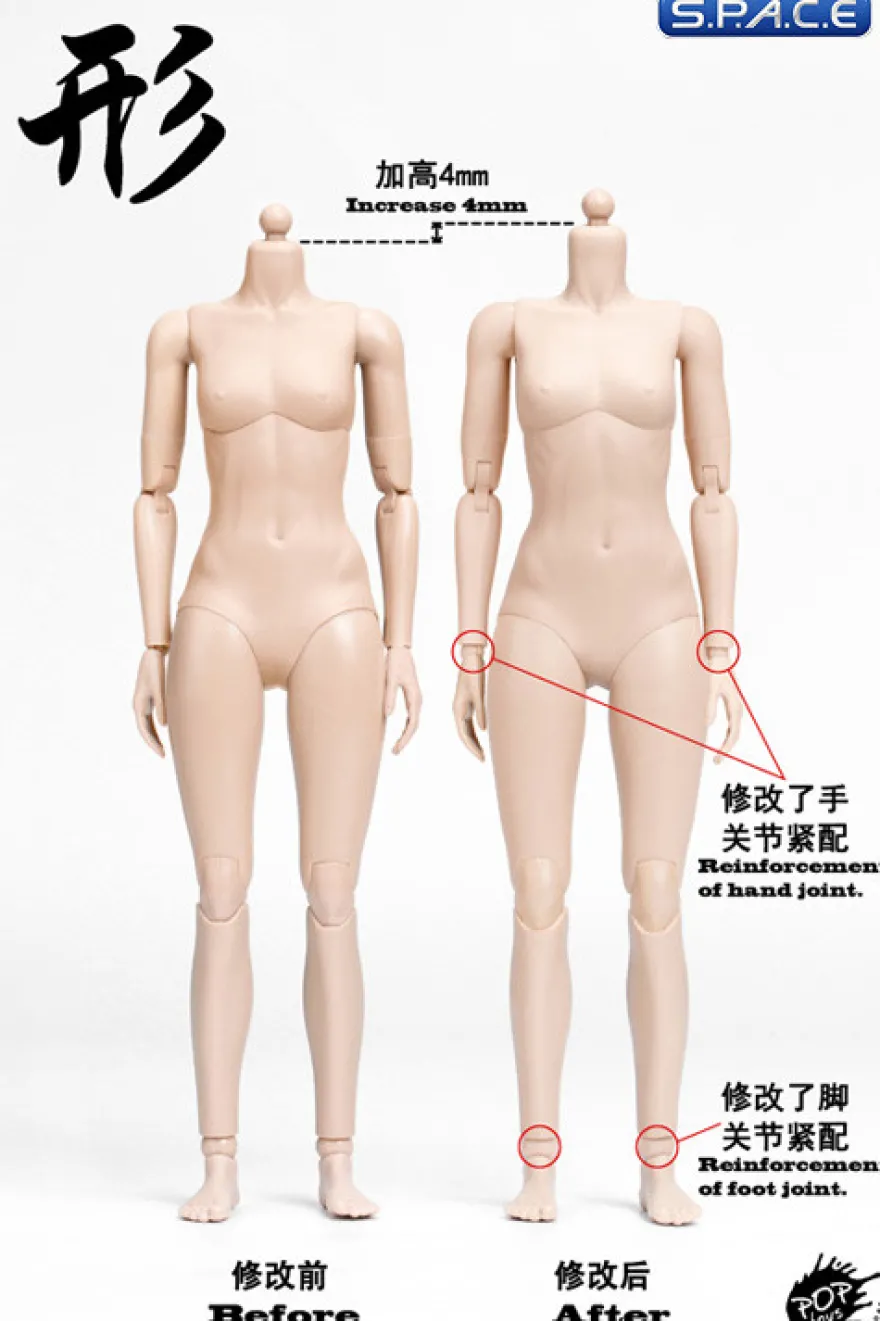 1/6 Scale female suntan Body