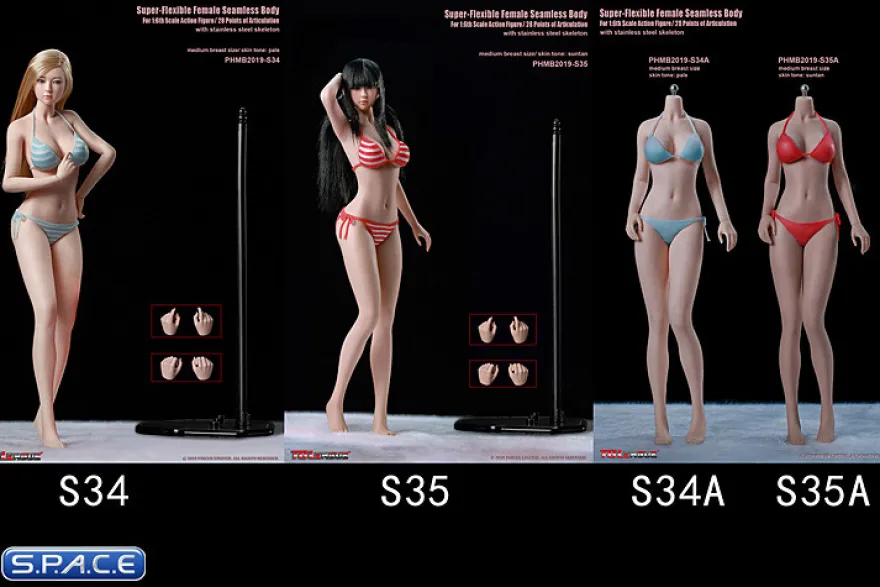 1/6 Scale female super-flexible