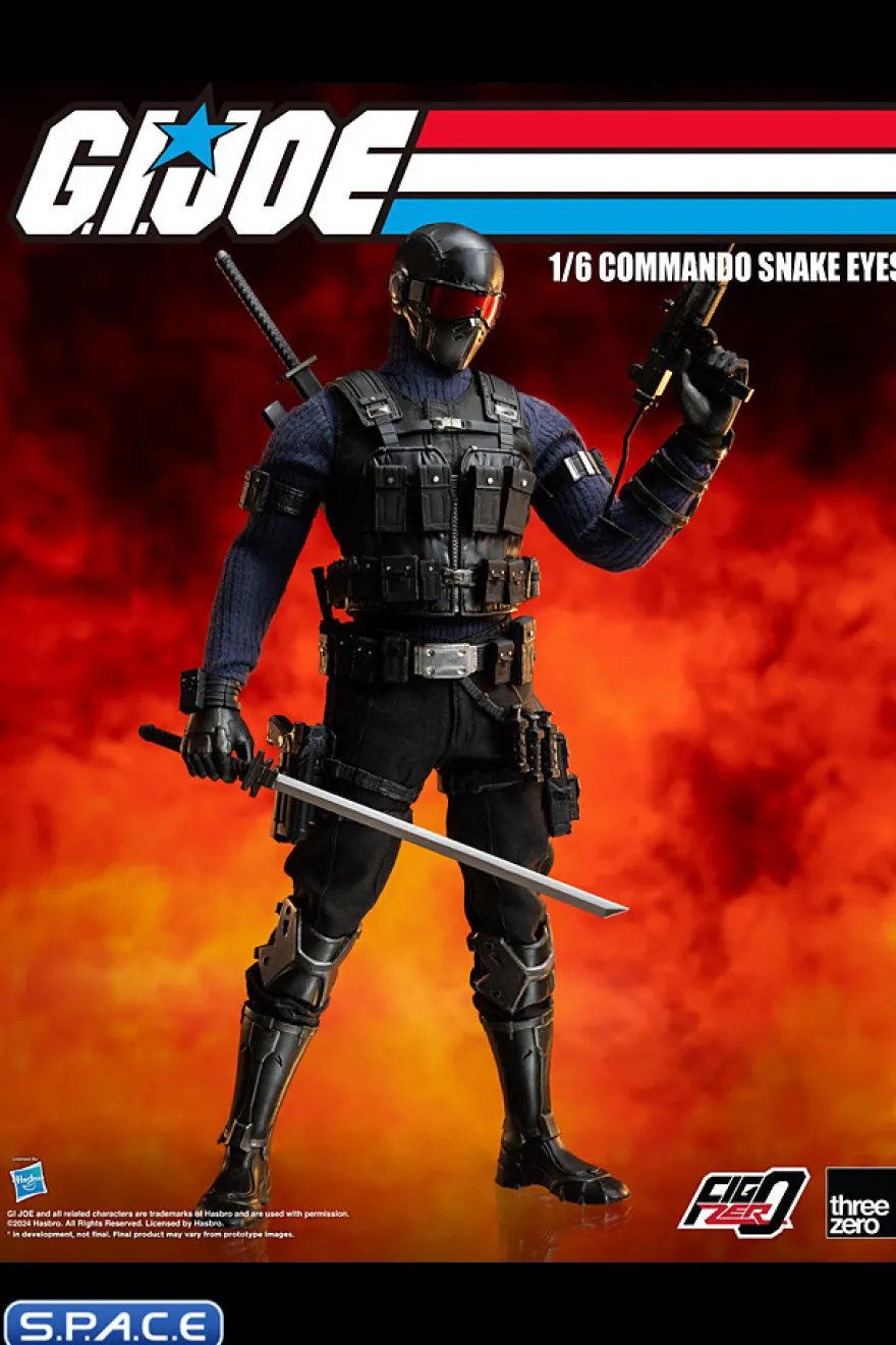 1/6 Scale FigZero Commando Snake Eyes
