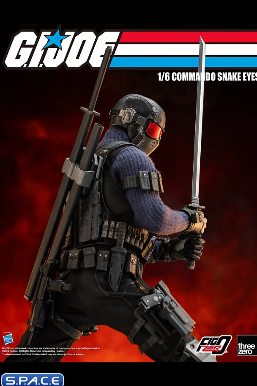 1/6 Scale FigZero Commando Snake Eyes