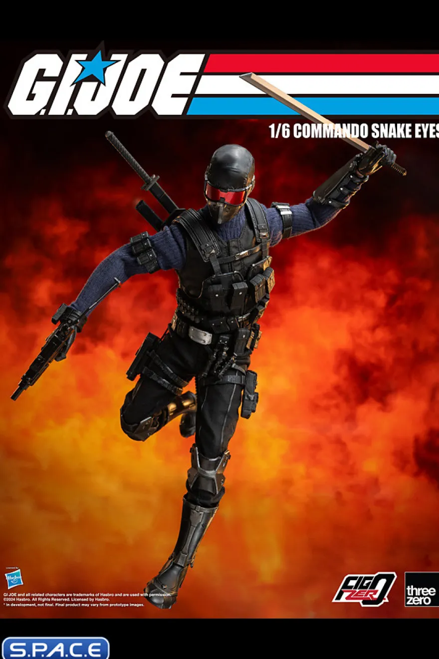 1/6 Scale FigZero Commando Snake Eyes