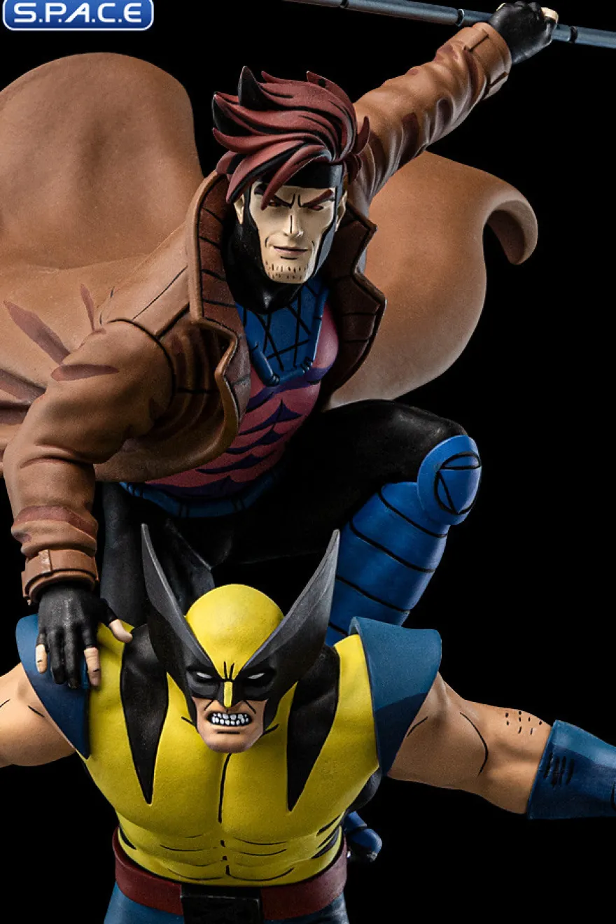 1/10 Scale Gambit & Wolverine Deluxe Art Scale Statue