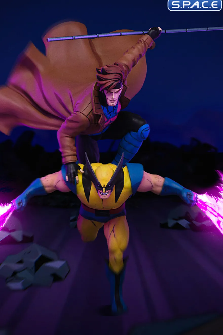 1/10 Scale Gambit & Wolverine Deluxe Art Scale Statue