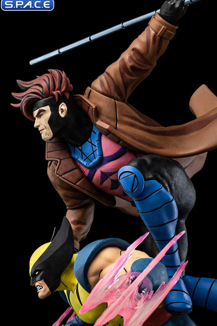 1/10 Scale Gambit & Wolverine Deluxe Art Scale Statue