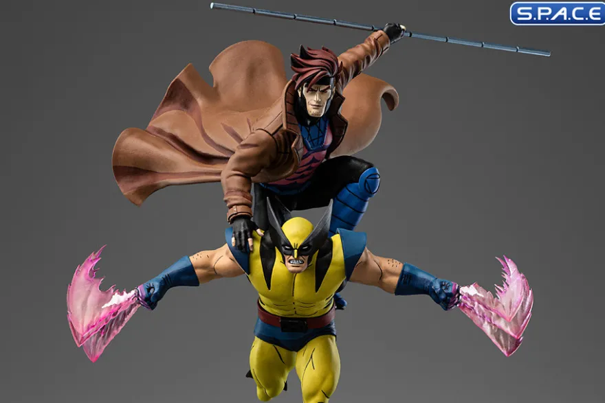 1/10 Scale Gambit & Wolverine Deluxe Art Scale Statue