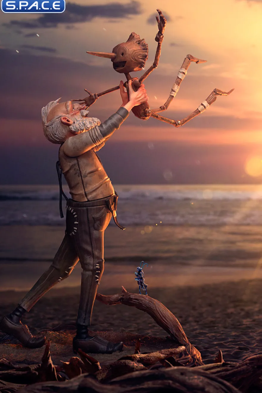 1/10 Scale Geppetto & Pinocchio Art Scale Statue