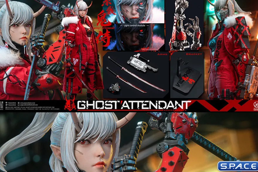 1/6 Scale Ghost Attendant Red Remains