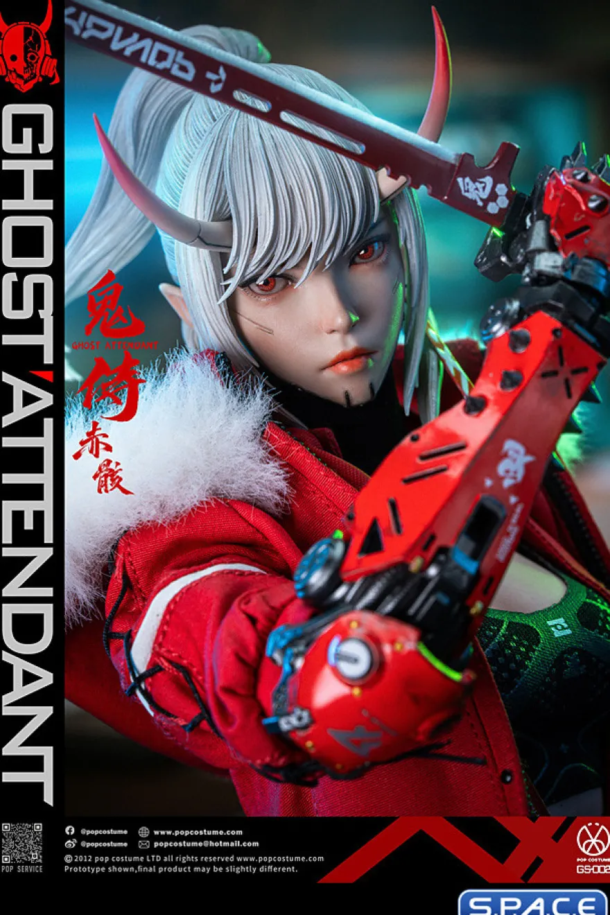 1/6 Scale Ghost Attendant Red Remains
