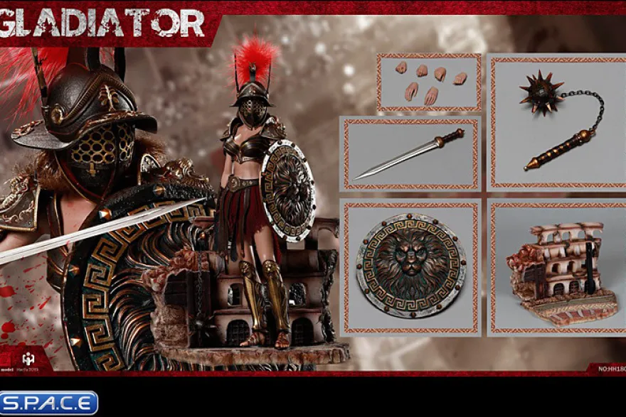 1/6 Scale Gladiatrix with red crista