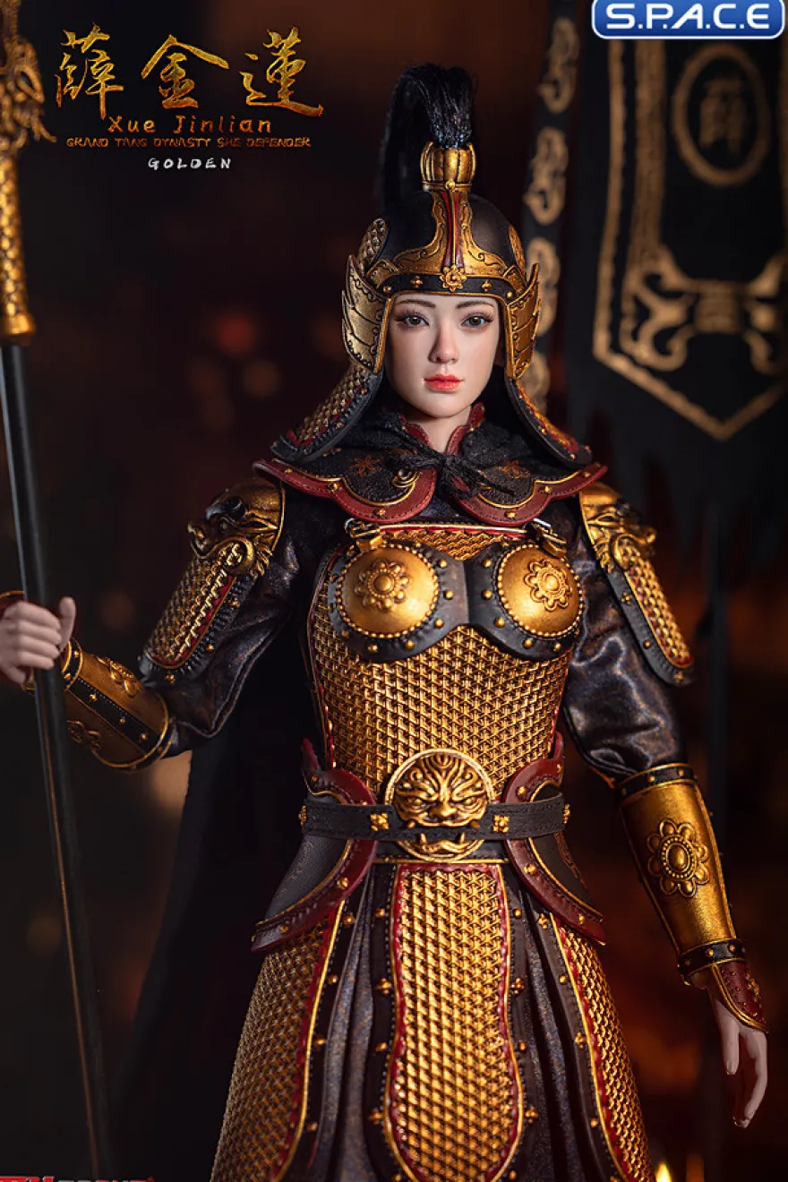 1/6 Scale Golden Fan Lihua - Grand Tang Dynasty She Commander