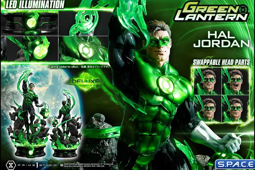 1/6 Scale Green Lantern Hal Jordan Deluxe Museum Masterline Statue