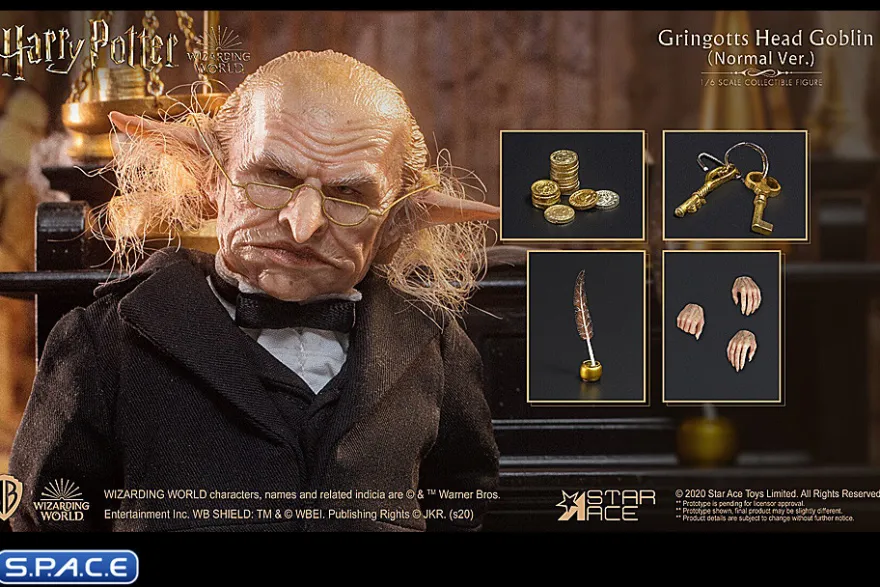 1/6 Scale Gringotts Head Goblin