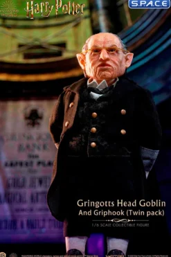 1/6 Scale Gringotts Head Goblin & Griphook 2-Pack