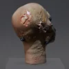 1/6 Scale grotesque Gas Mask Zombie Head Sculpt