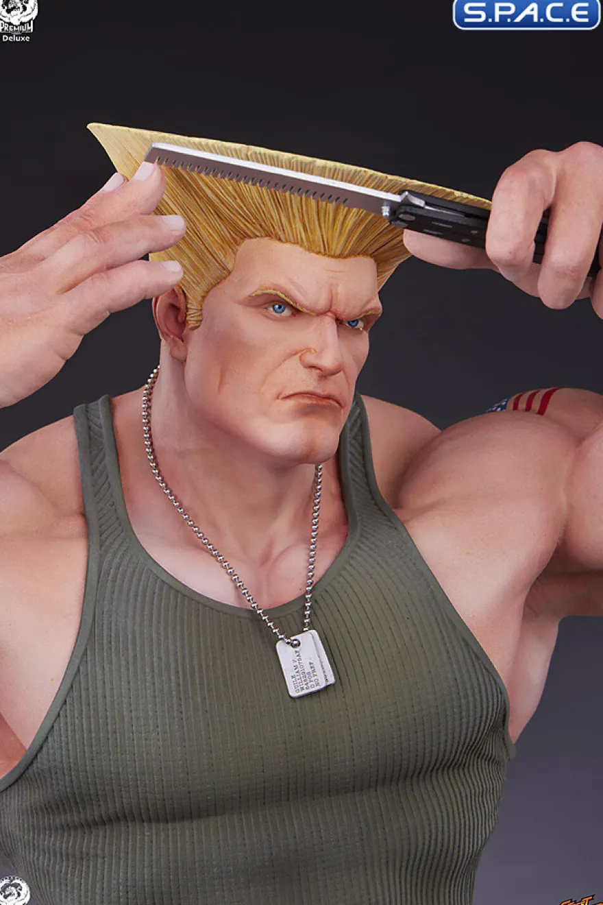 1/4 Scale Guile Statue - Deluxe Version