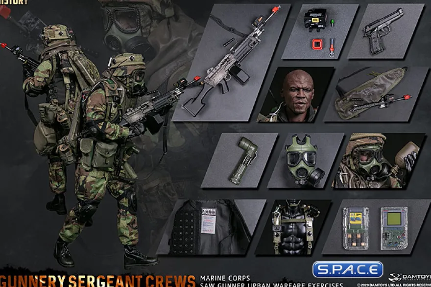 1/6 Scale Gunnery Sergeant Crews