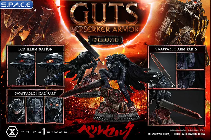 1/4 Scale Guts Berserker Armor Deluxe Ultimate Premium Masterline Statue