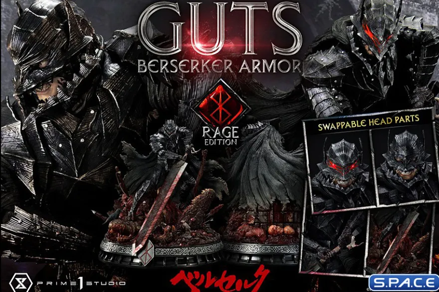1/4 Scale Guts Berserker Armor Rage Edition Ultimate Premium Masterline Statue