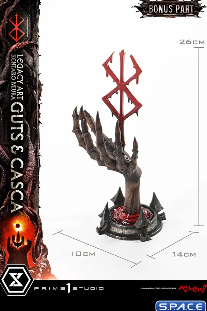 1/4 Scale Guts & Casca Legacy Art »Kentaro Miura« Statue